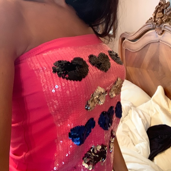 Hot pink tube top - Picture 5 of 6